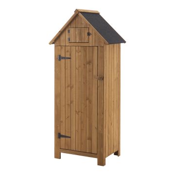 Geräteschrank Ottrott 179x77x54cm Kaminholzlager Brennholzregal [en.casa]