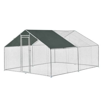 Freilaufgehege Wels mit Sonnendach 3x4x2 m [pro.tec]