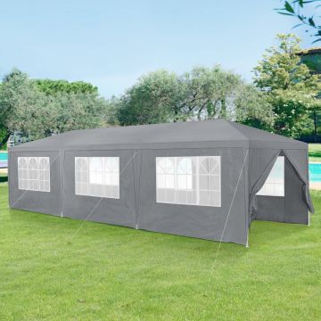 Pavillon Wedau 900x300x255 cm Dunkelgrau casa.pro